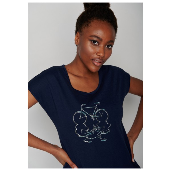 GreenBomb - Women's Bike Reflection (Cool) - T-Shirt