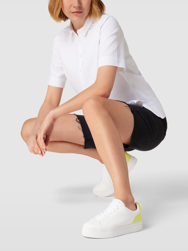 Sneaker mit Label-Details Modell 'GIAAS' in weiß