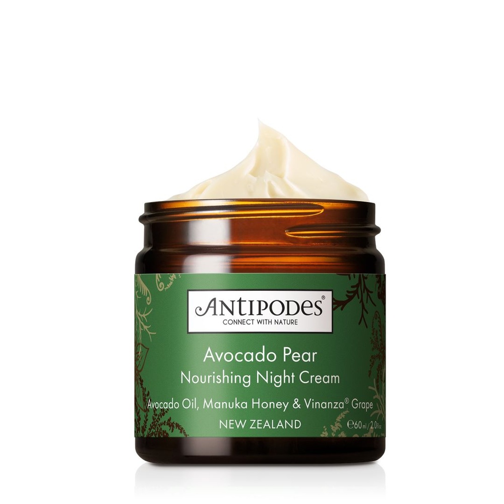 Antipodes Avocado Pear Crème de Nuit Nourrissante Crème de nuit anti-âge à l'avocat