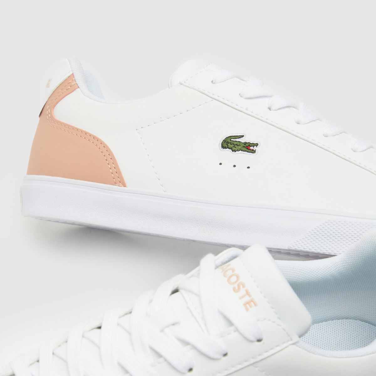 Lacoste Lerond Pro sportcipő fehér és rózsaszín színben