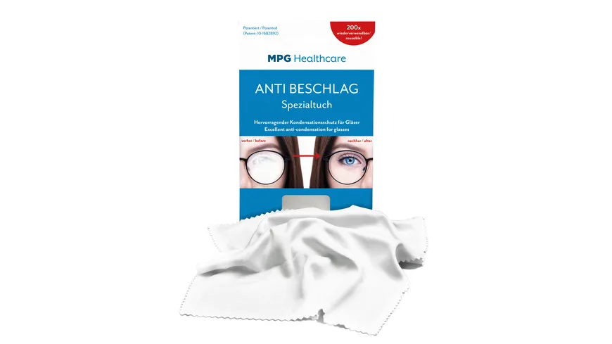 Anti-Fog-Tuch Grau
