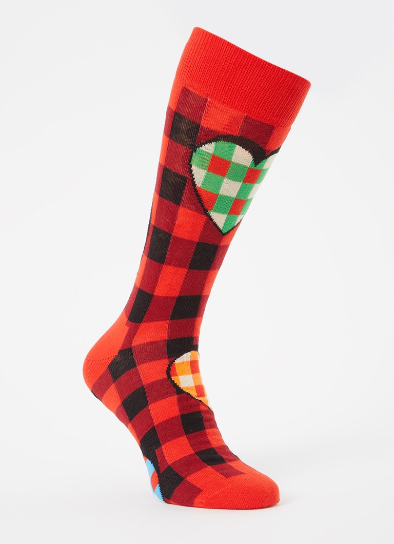 Happy Socks zeķītes ar apdruku dāvanu kastītē