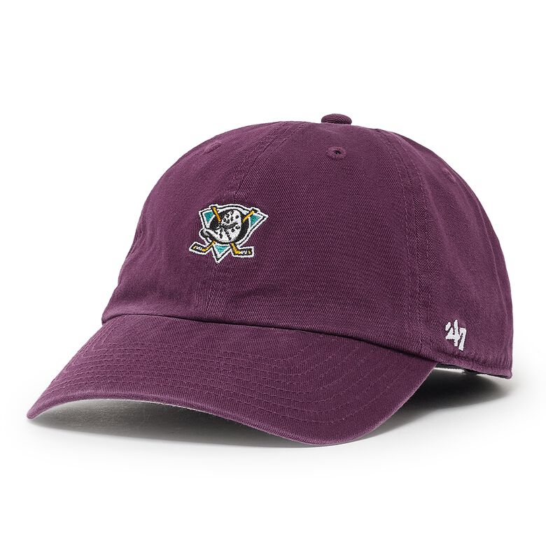 47 Brand NHL Anaheim Ducks Base Runner '47 Clean Up Cap plum