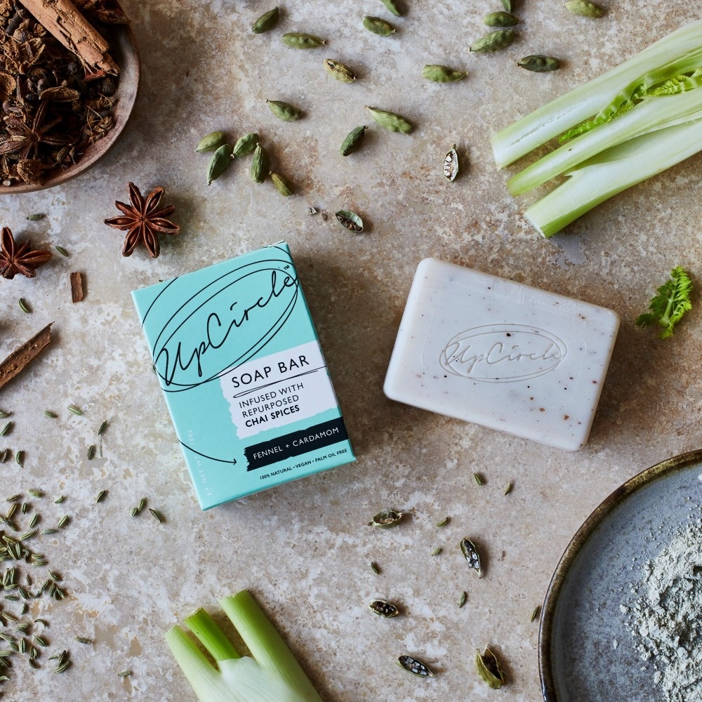 upcircle Care: Fennel & Cardamom Chai Soap Bar Care: Soin Corps