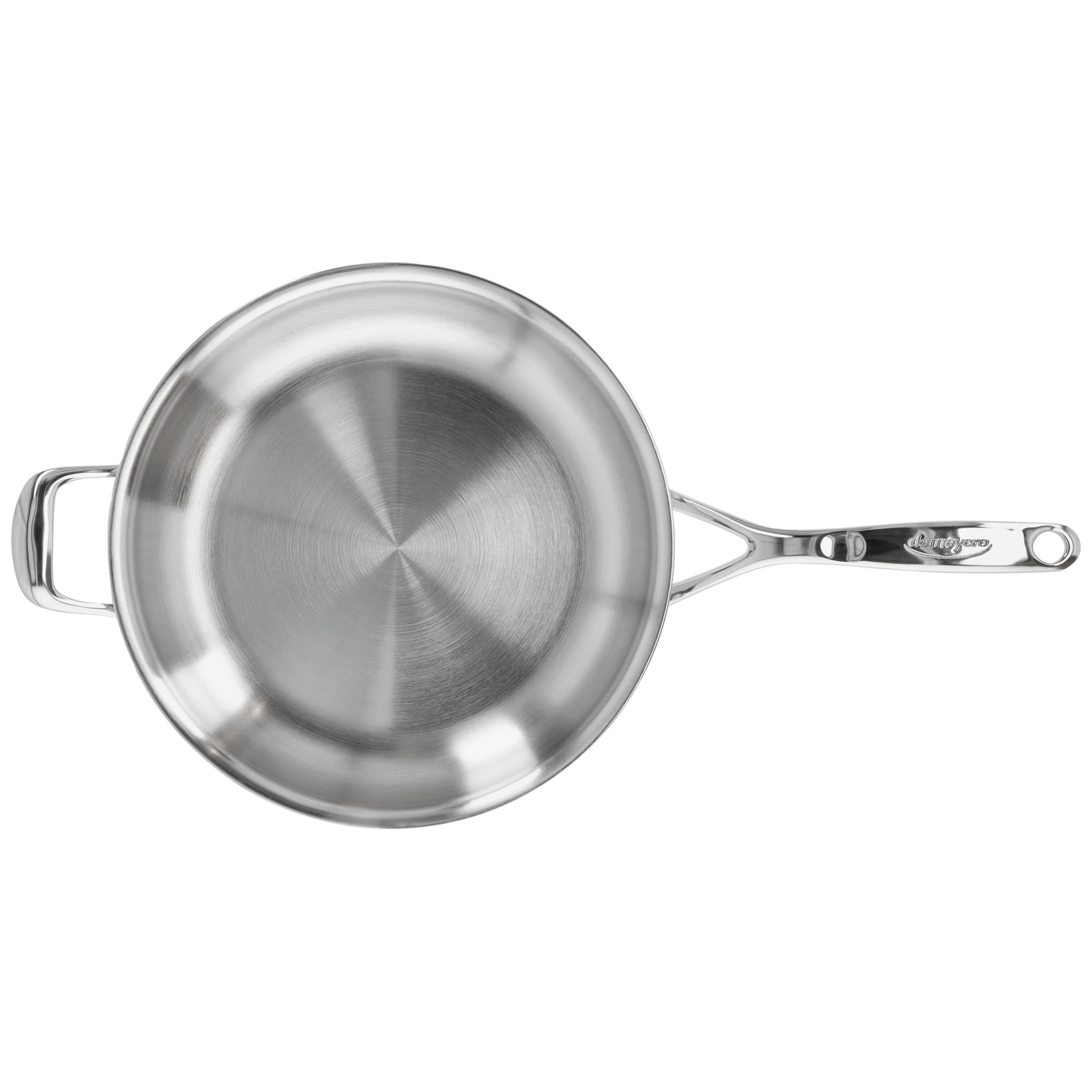 Bratpfanne 28 cm, 18/10 Edelstahl, Silber