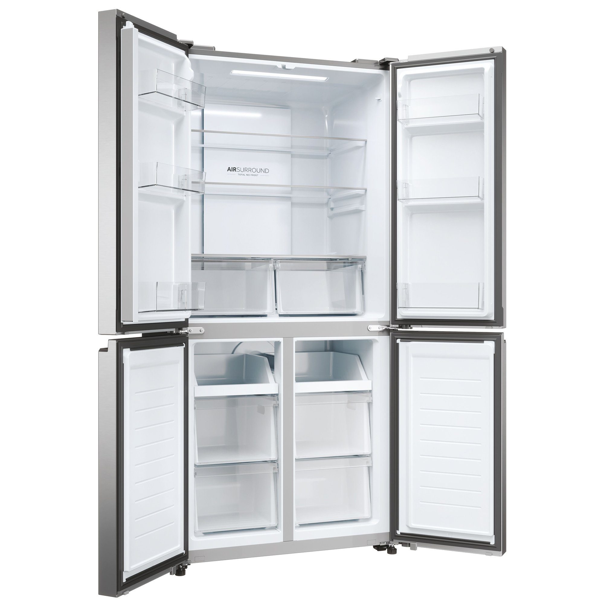 Haier Side-by-Side HCR3818ENMM, 181.5 cm hoch, 83.3 cm breit, Inverter Kompressor: energiesparend und leise