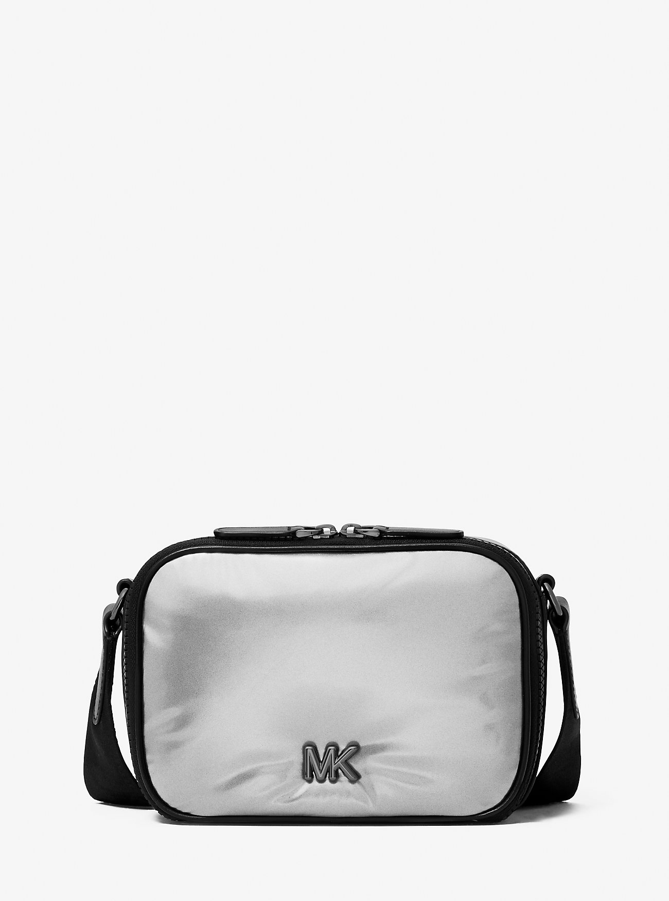 Brooklyn Puffy Metallic Skulderveske - GUNMETAL