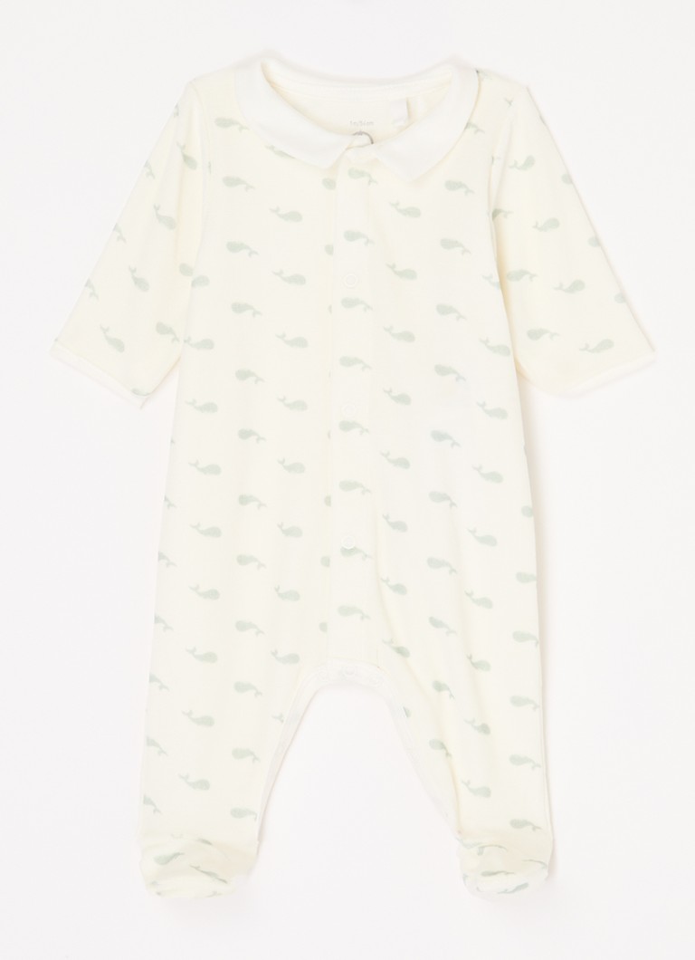 Dječje odijelo Petit Bateau s printom i ovratnikom
