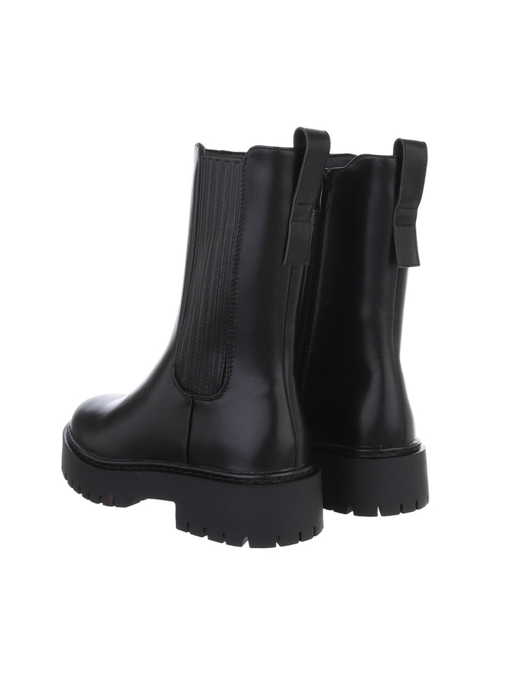 Ital-Design Stiefelette in Schwarz günstig kaufen
