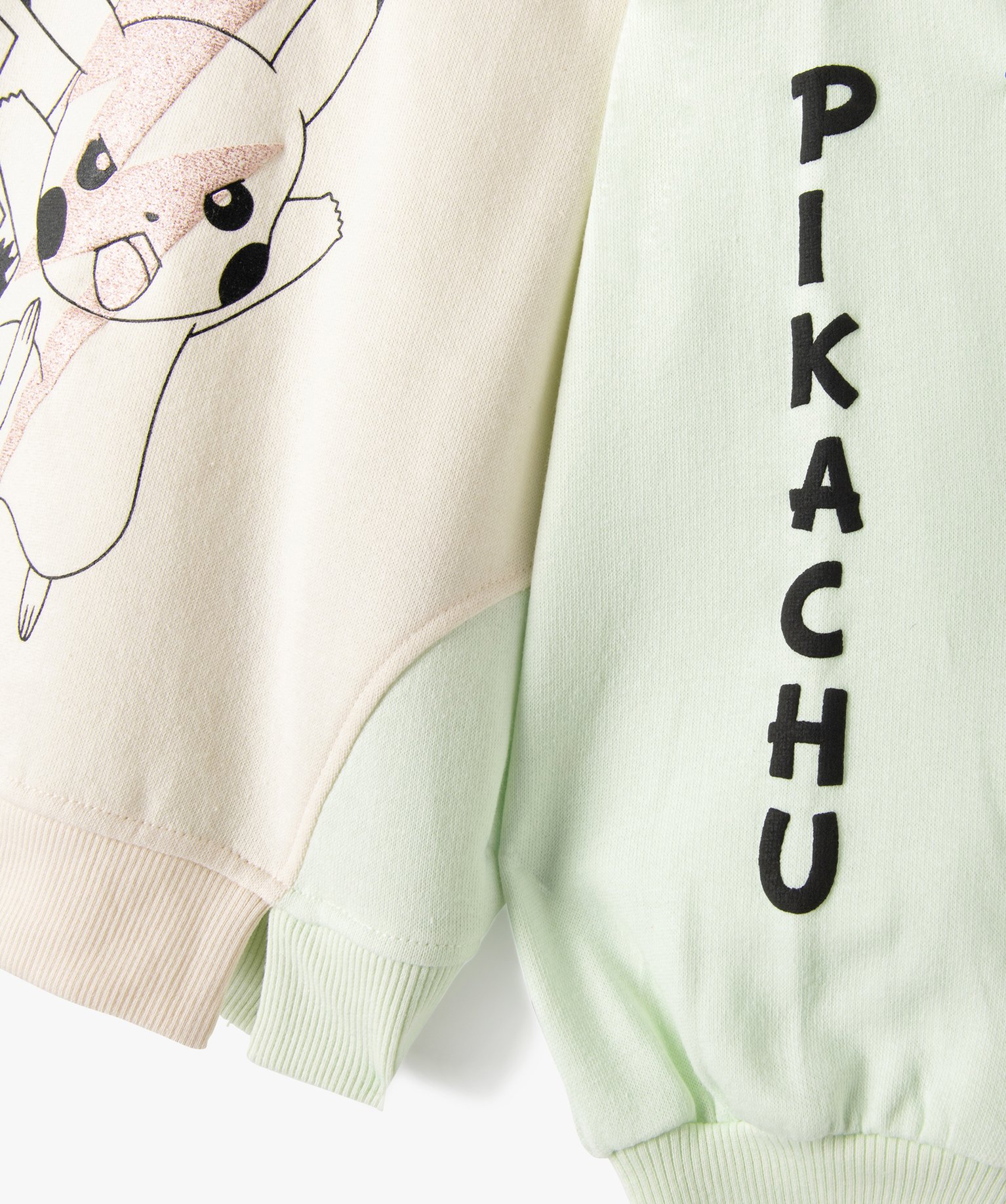 Sweat fille tricolore avec motif Pikachu - Pokemon multicolore | GEMO