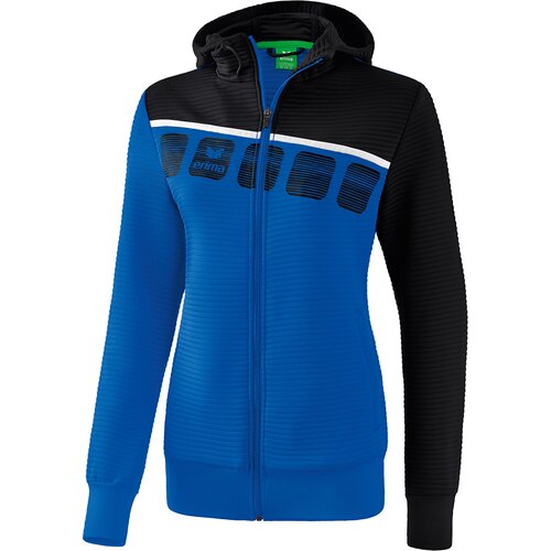 FUSSBALL - TEAMSPORT TEXTIL - JACKEN 5-C TRAININGSJACKE KAPUZE DAMEN
