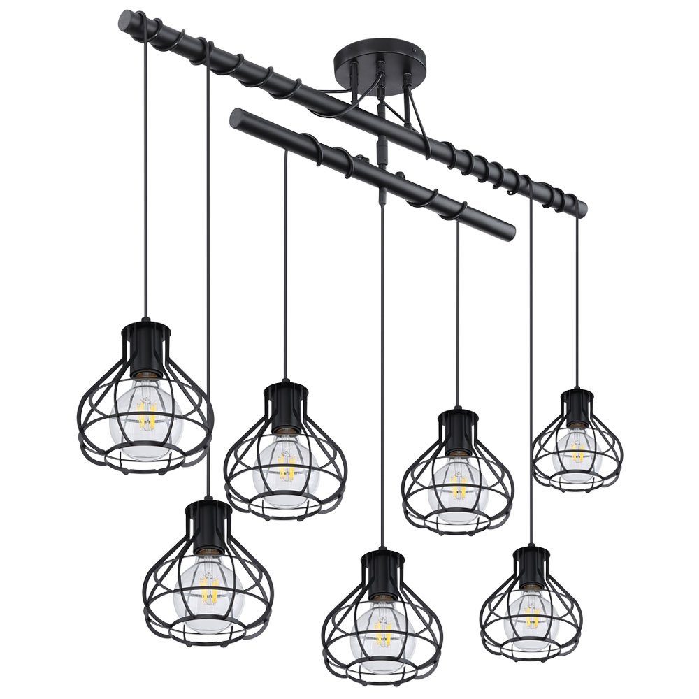etc-shop Pendelleuchte, Leuchtmittel nicht inklusive, Hängeleuchte Höhenverstellbar Pendelleuchte Esszimmerlampe