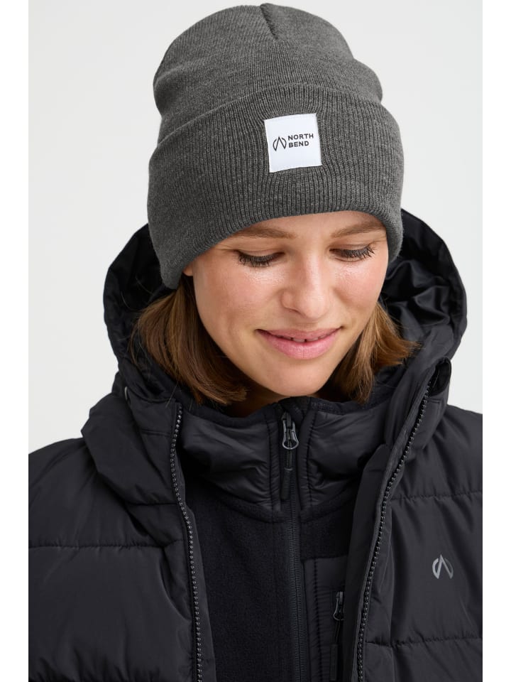 North Bend Strickmütze NBLou U 203689MMM vielseitige und warme Mütze in grau günstig kaufen onesize