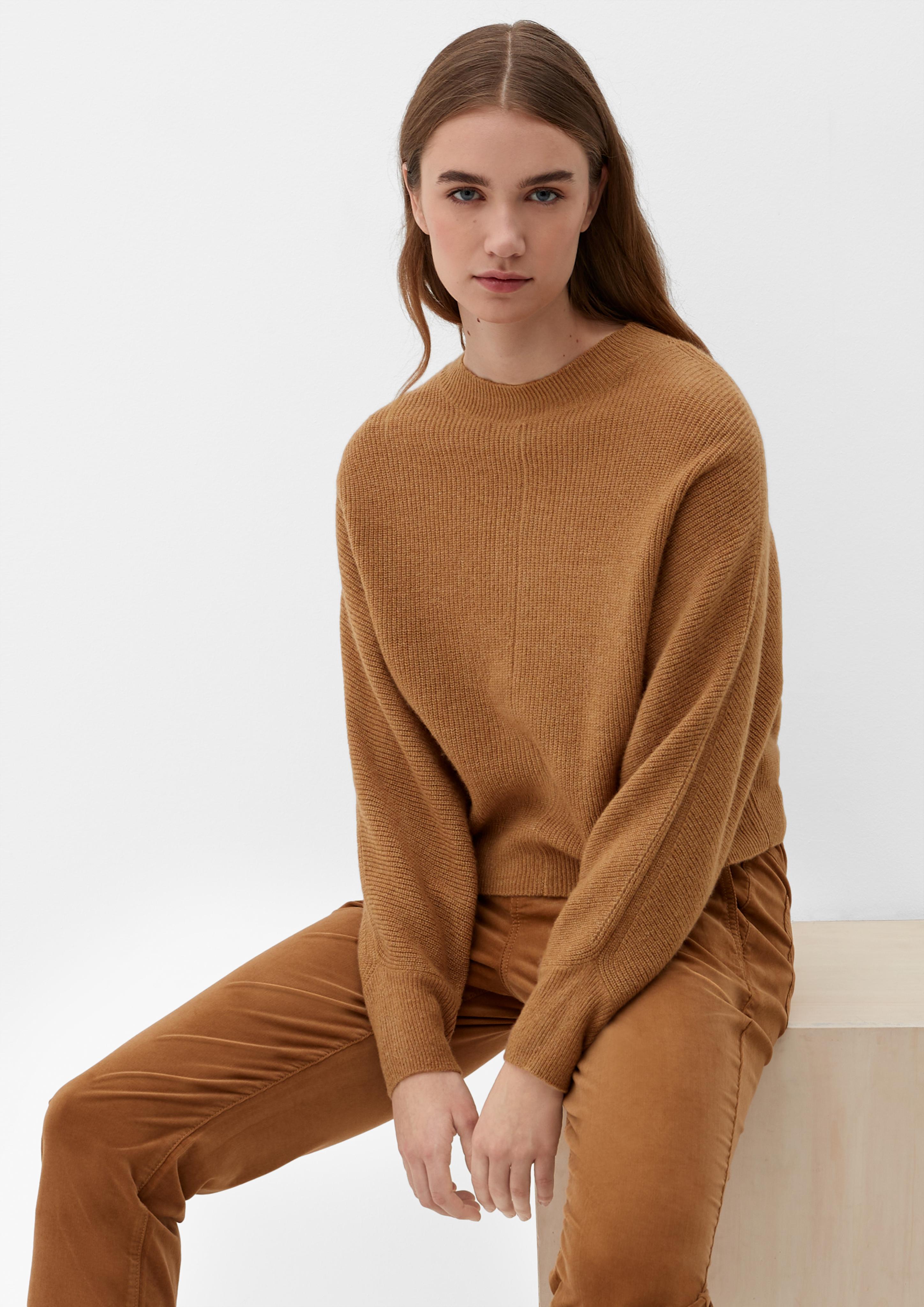 Strickpullover mit Fledermausärmeln  2124199-8469