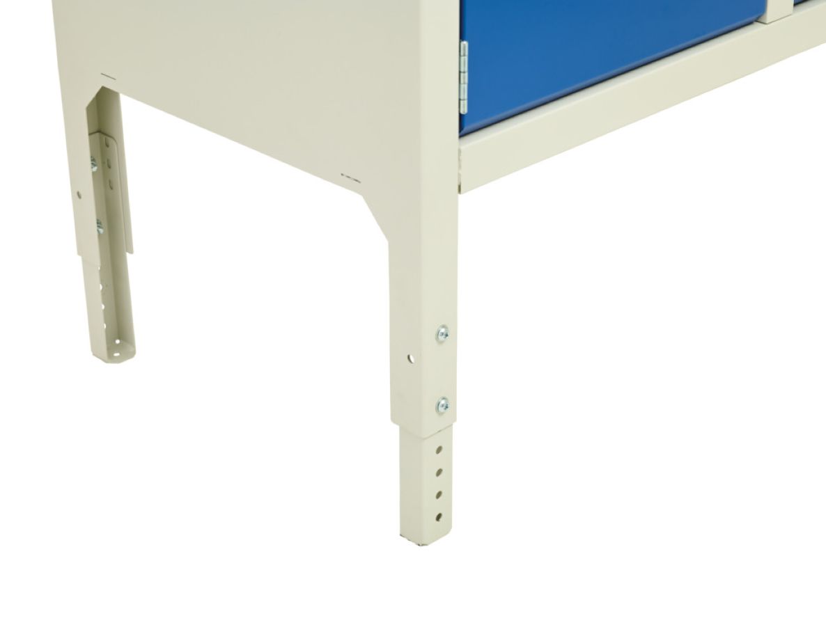Banc de lucru reglabil Bott 16923015.16 Verso 1500x600x830-930mm 6 sertare Placaj RAL 7035
