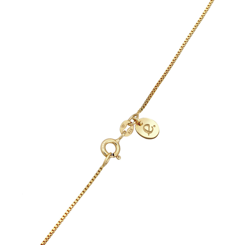 Elli PREMIUM Elli PREMIUM Collier Lapis Lazuli Dreieck Anhänger Edelstein 925 Silber collier