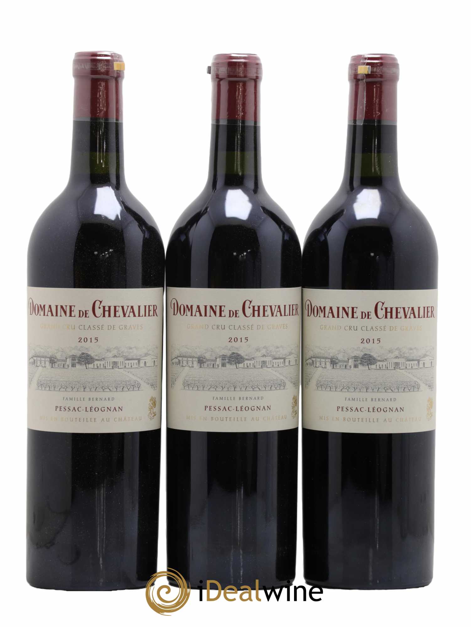 Domaine de Chevalier Cru Classé de Graves  2015 - Lot de 12 Bouteilles