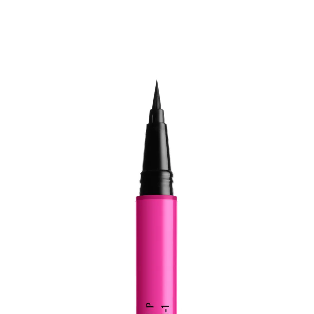 NYX Jumbo Lash! Sæt (Fringe Glam Falske Øjenvipper + Eyeliner med 2-i-1 Klæbemiddel)
