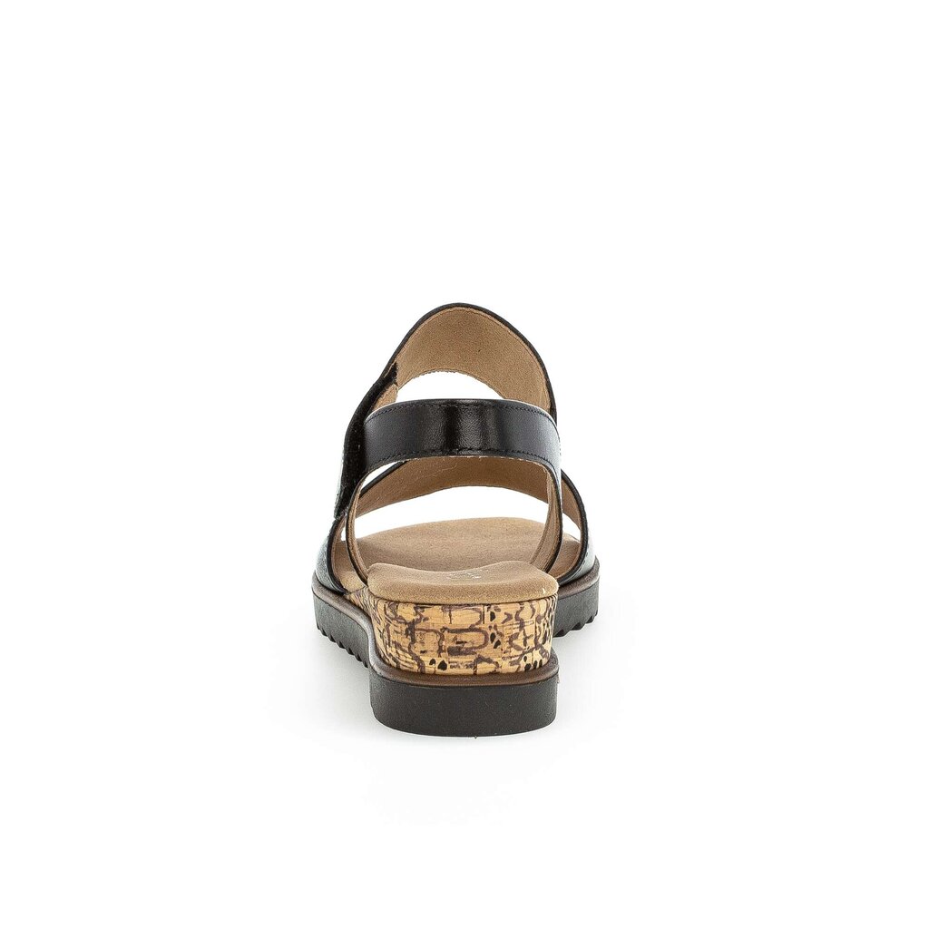 Gabor comfort Keilsandalette schwarz
