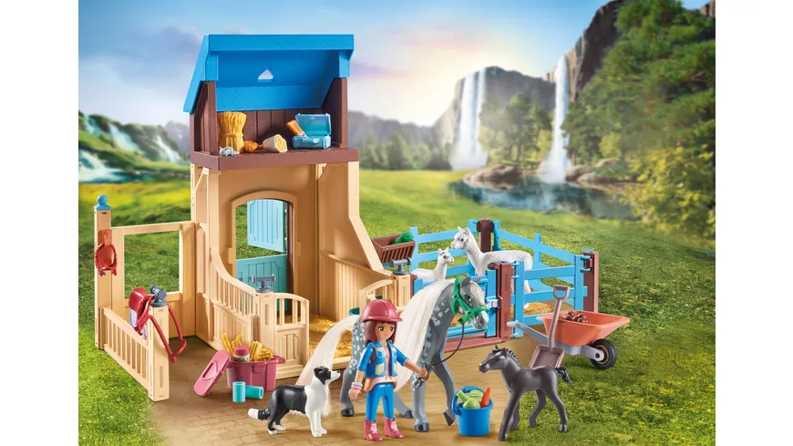 PLAYMOBIL 71353 - Horses of Waterfall - Amelia & Whisper mit Pferdebox