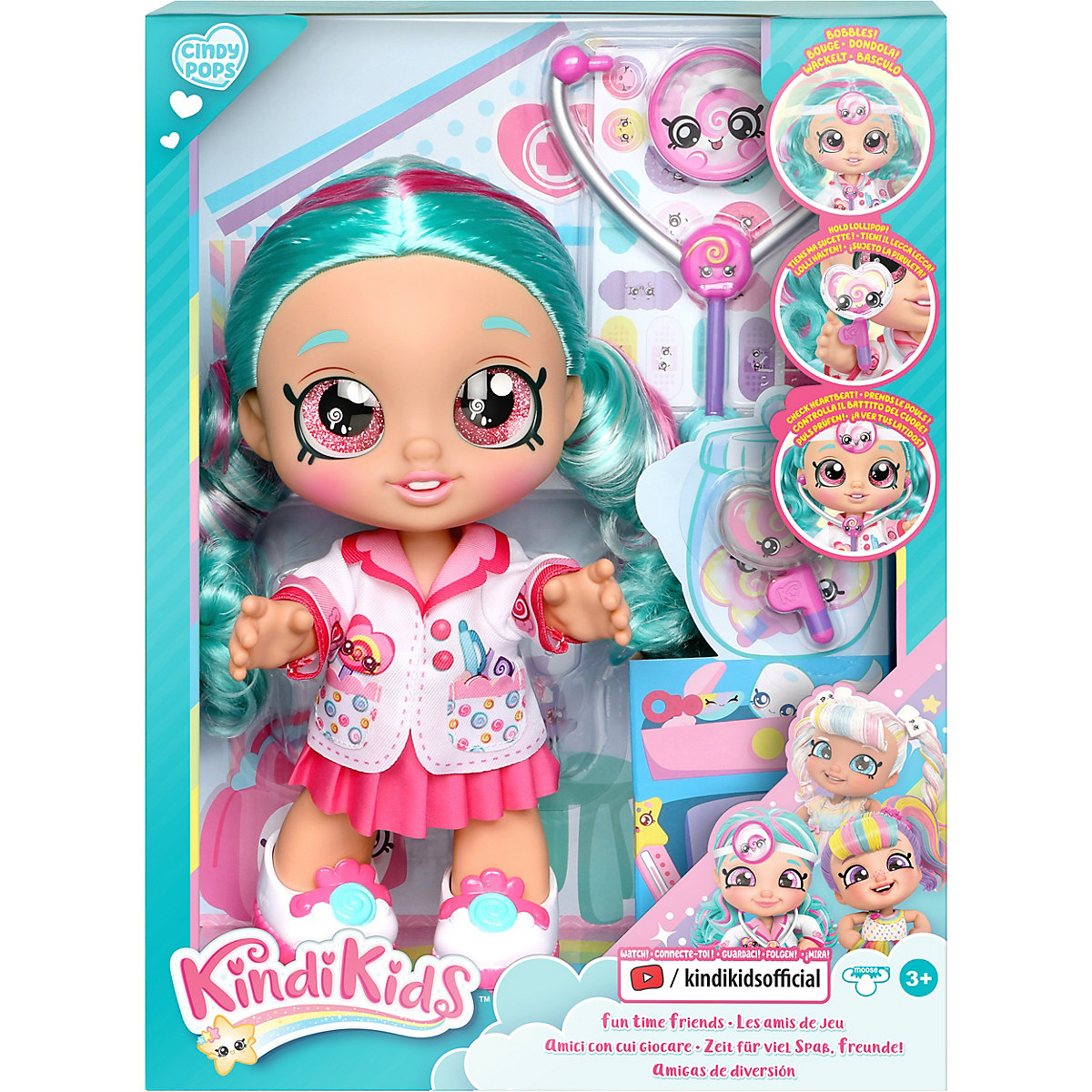 Kindi Kids™ Fun Time Friends Puppe Dr Cindy Pops