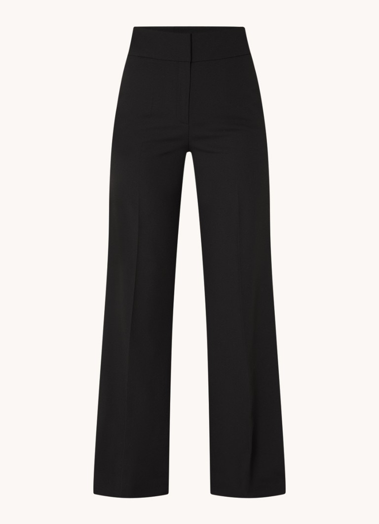 HUGO BOSS Himia high waist loose fit trousers with side pockets