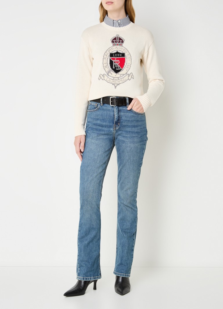 Πουλόβερ Ralph Lauren Chunky Knit με κέντημα λογότυπου