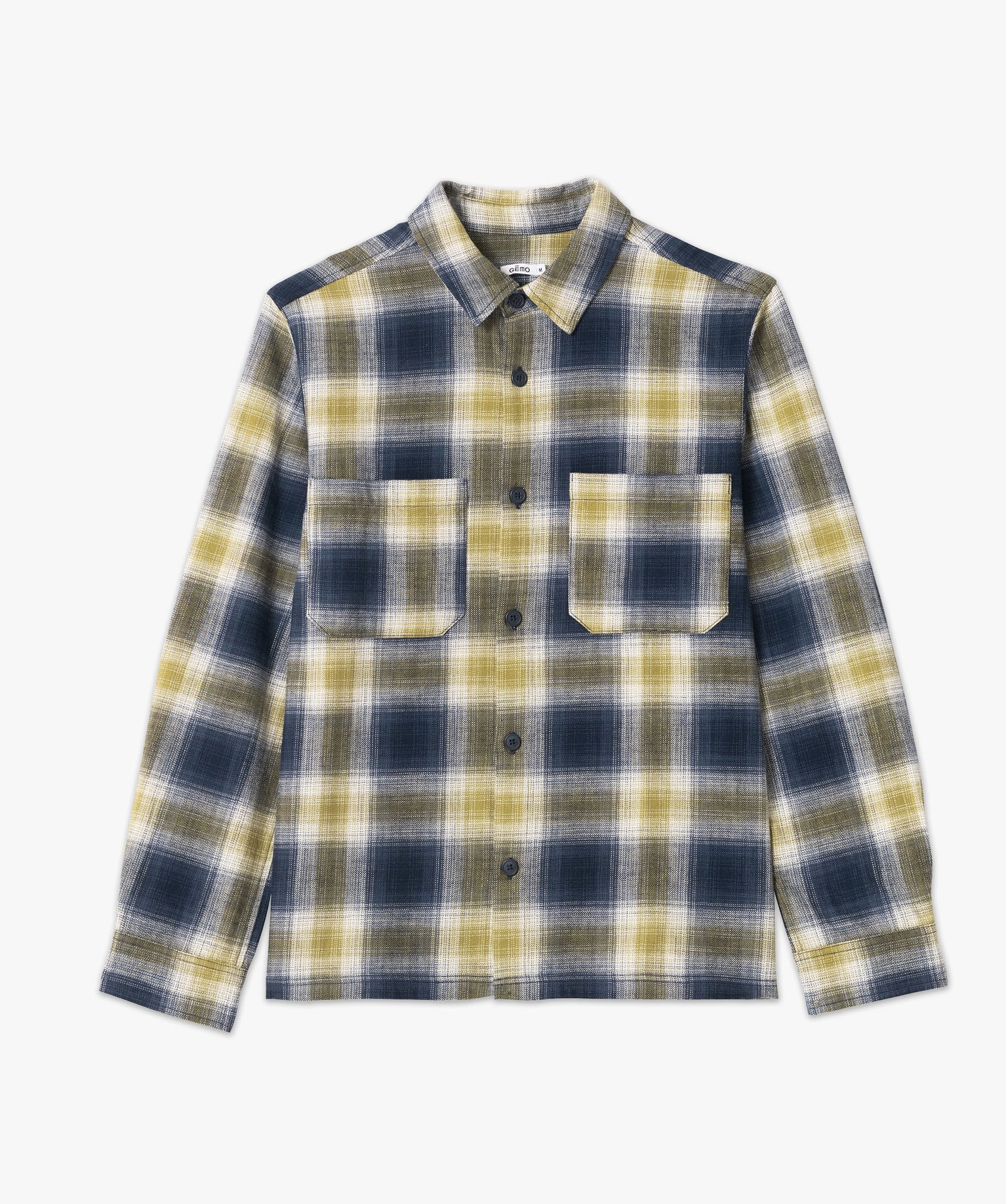 Surchemise à carreaux coupe droite homme carreaux | GEMO
