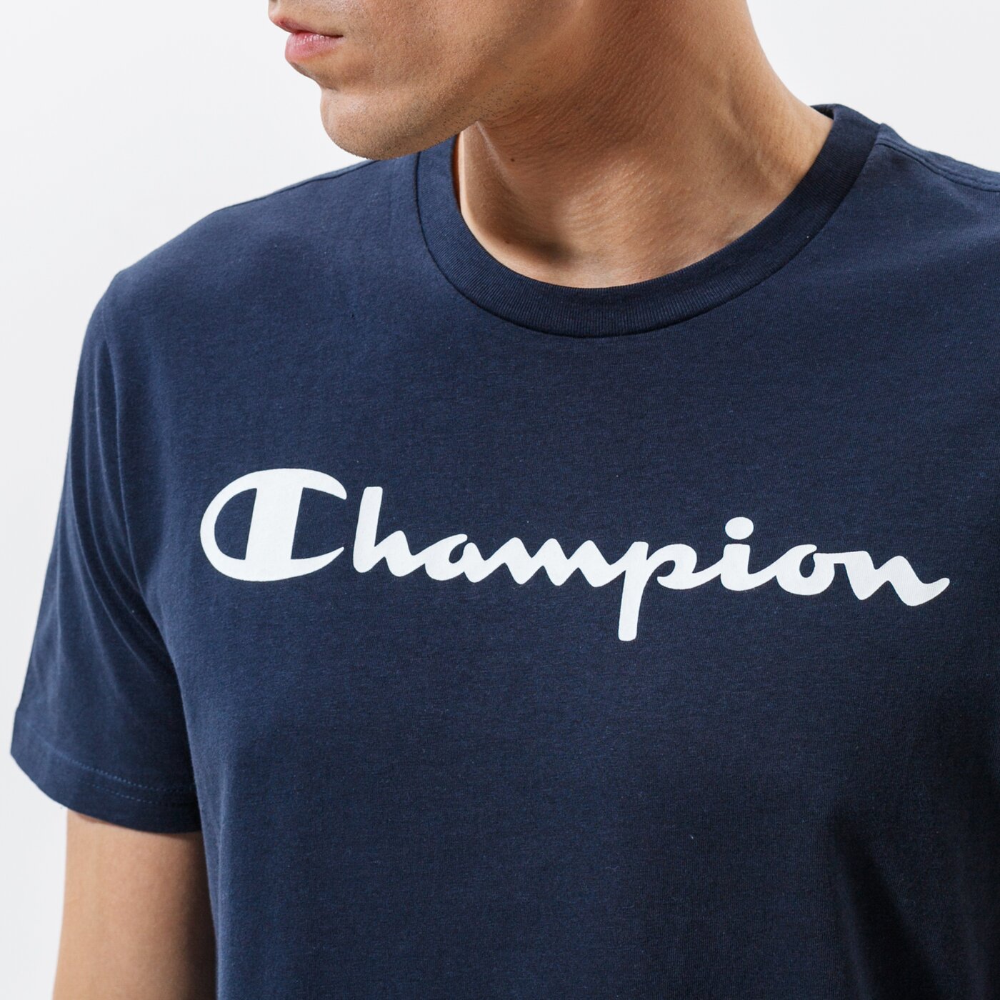 CHAMPION T-SHIRT CREWNECK TEE Dunkelblau