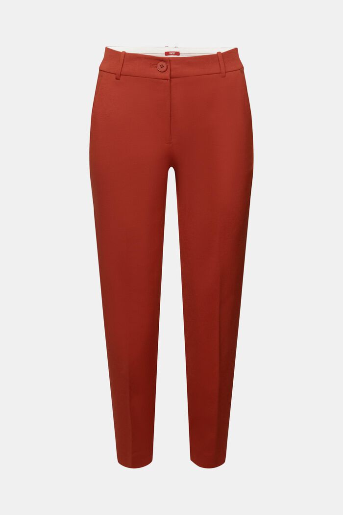 Verkürzte Hose aus Punto-Jersey