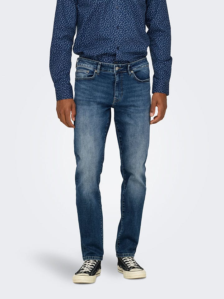 ONLY & SONS Jeans - Slim fit - in Blau günstig kaufen