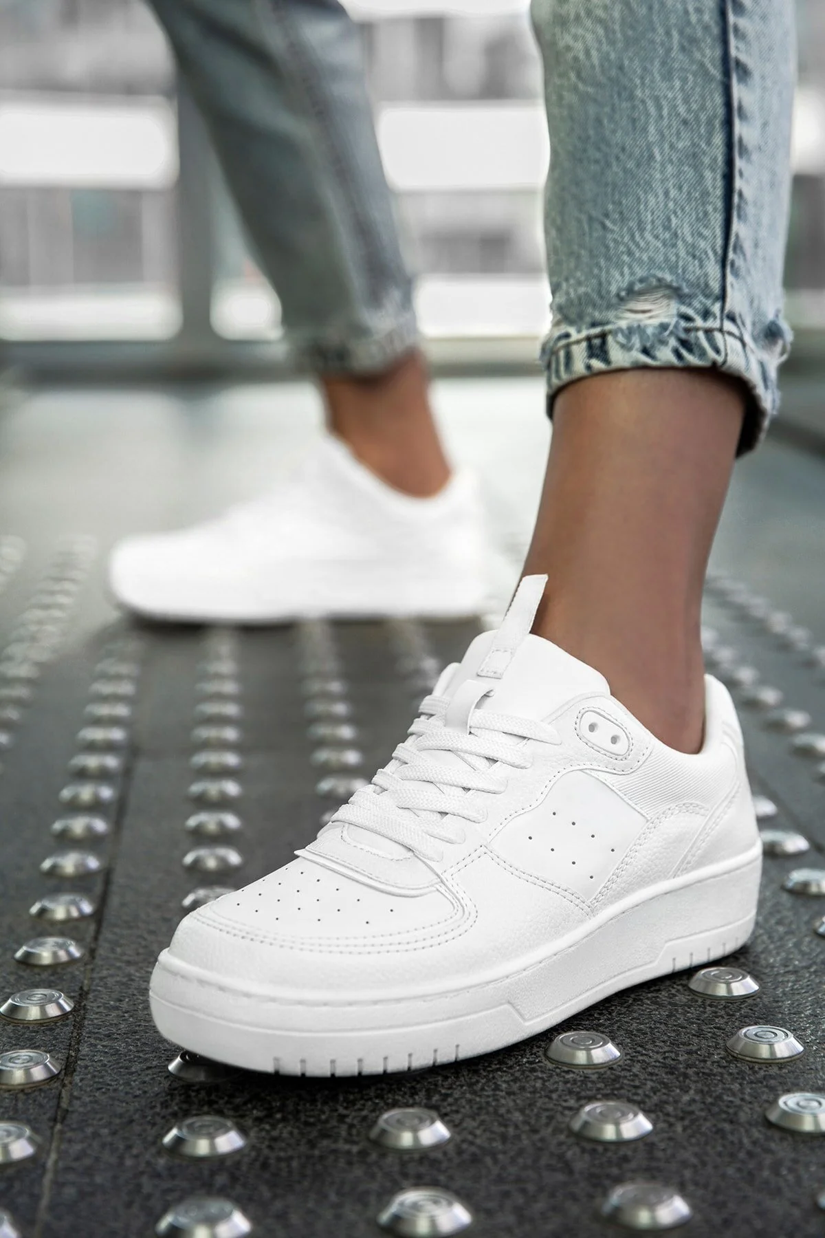 DARK SEER  Ds Alley Full White Damen-Sneaker