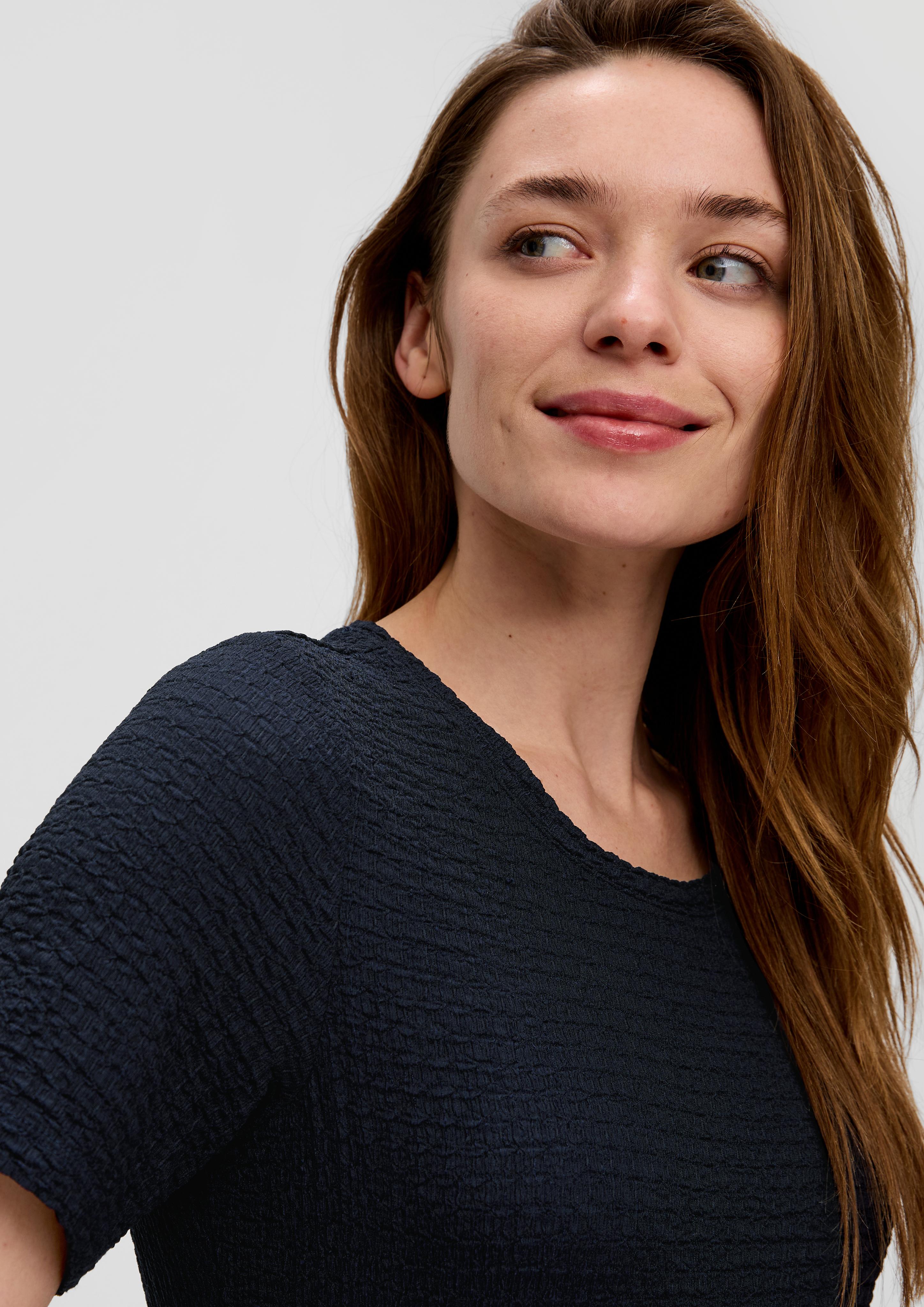 T-Shirt aus Struktur-Jersey  2157728-5959