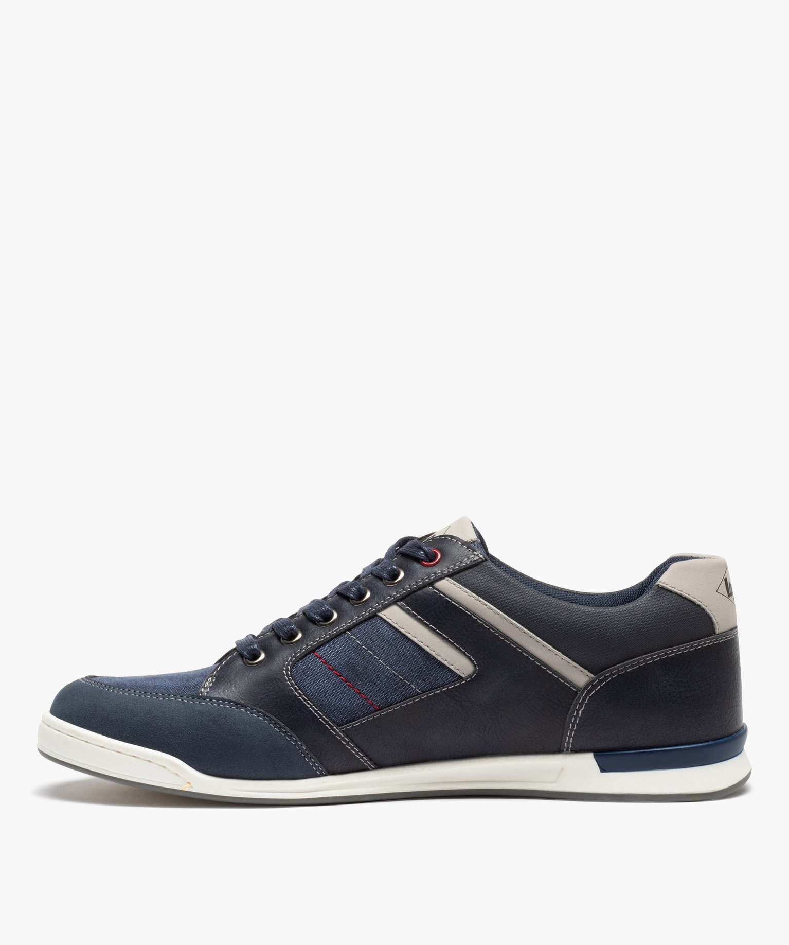 Baskets homme unies tendance denim - Lee Cooper marine | GEMO