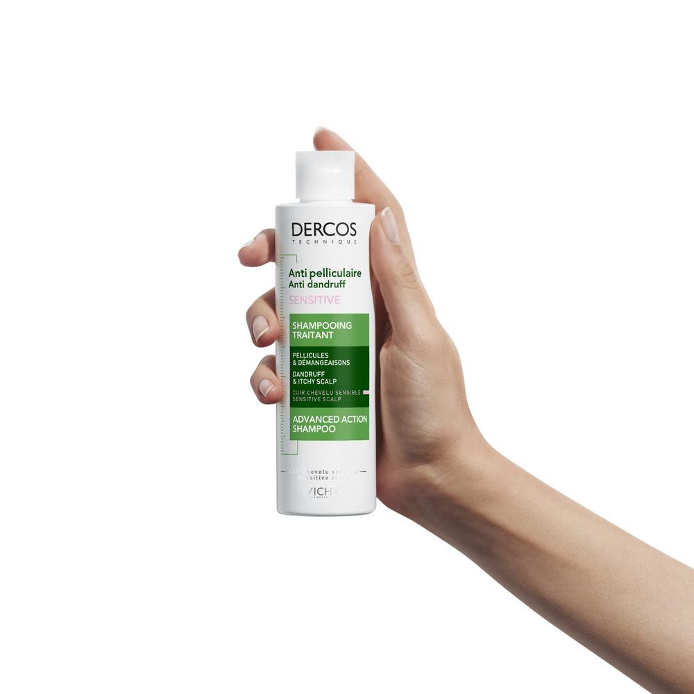 Vichy Dercos Technique Shampooing traitant pellicules & démangeaisons cuir chevelu sensible