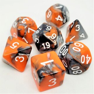 Würfelset Confetti: Racing Orange (7)