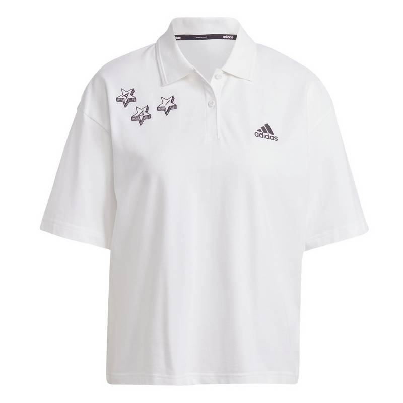 adidas Scribble Embroidery Poloshirt Langarmshirt Damen