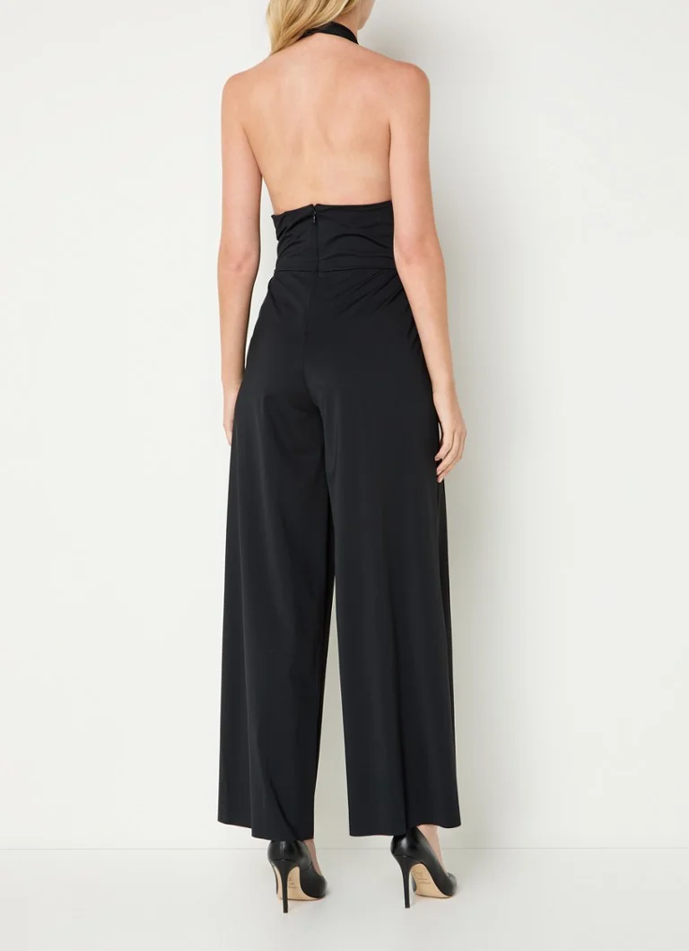 Max & Co Agamia wide fit jumpsuit with V-neck
