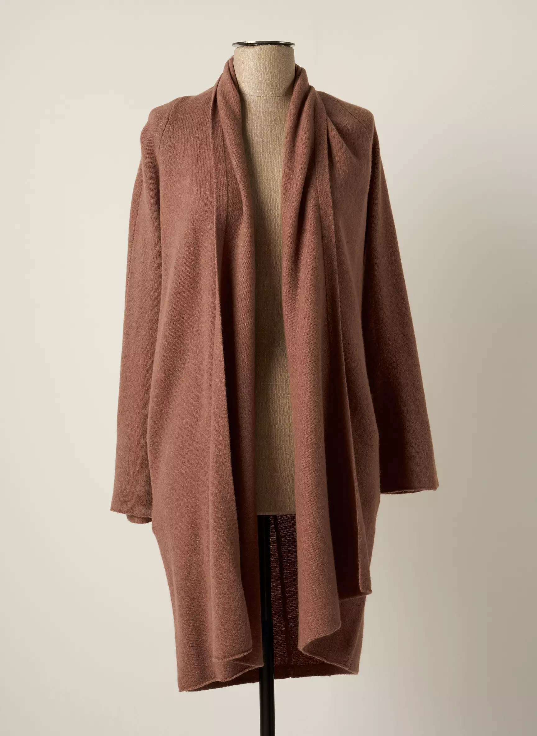 Yaya Gilet Femme couleur marron