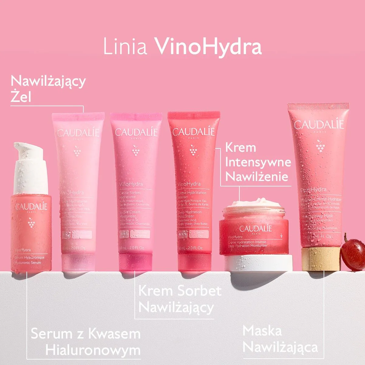 Caudalie VinoHydra Εντατική Ενυδατική Κρέμα, 50 ml