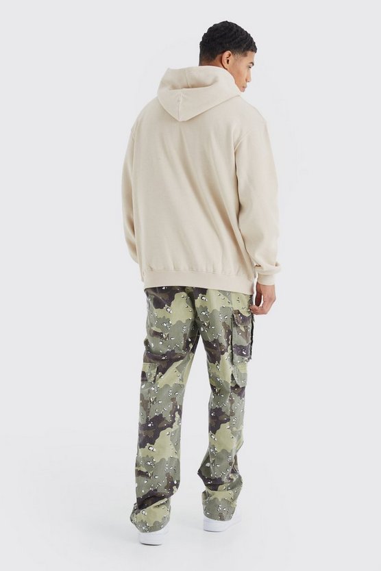 Oversize Hoodie mit Homme Print