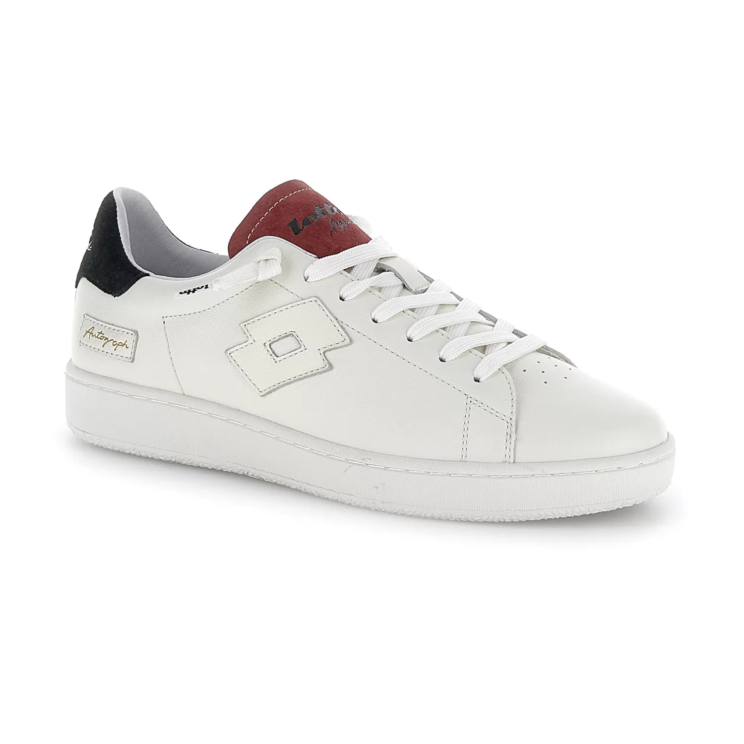 AUTOGRAPH SUEDE VIT/HELT SVART/TORKAD TOMAT