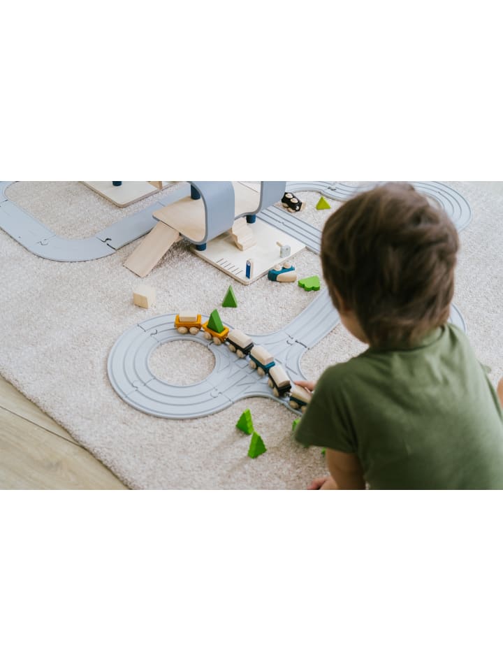 Plan Toys Straßen und Schienen Set groß ab 3 Jahre günstig kaufen onesize