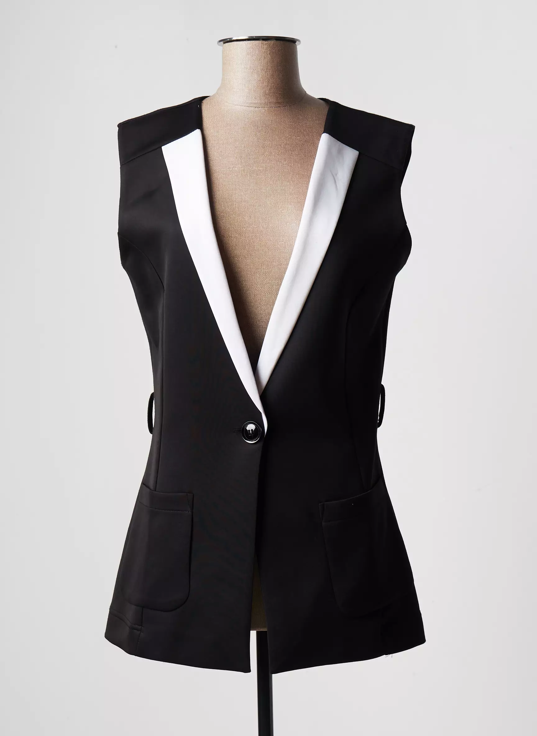 Jus D Orange Gilet Femme couleur noir