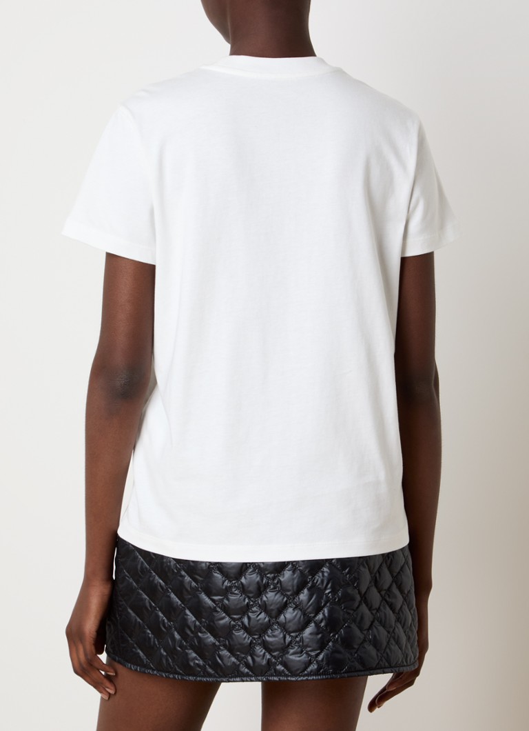 T-shirt Moncler con logo ricamato