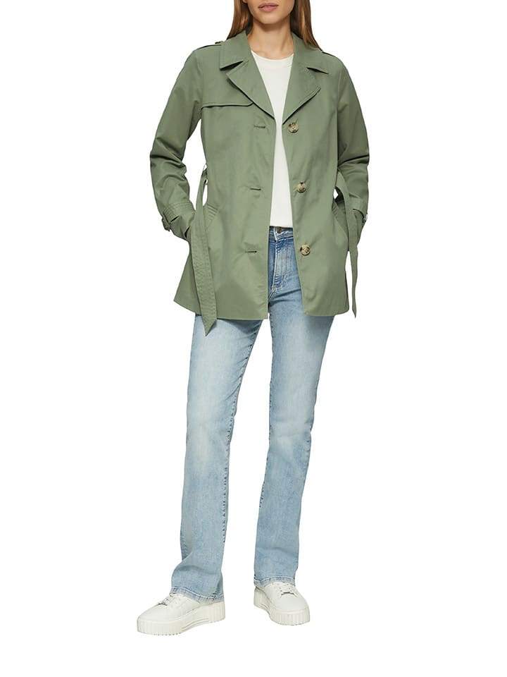 s.Oliver Trenchcoat in Grün günstig kaufen