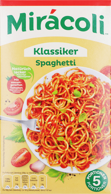 Mirácoli Spaghetti mit Tomatensauce