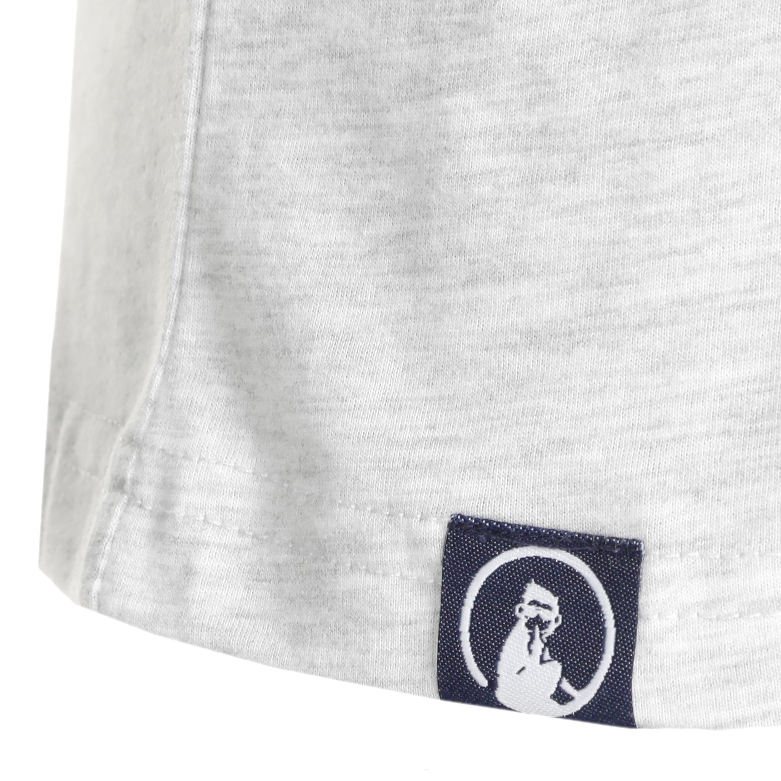 Retro Monkey T-Shirt Herren - Hellgrau, Mehrfarbig