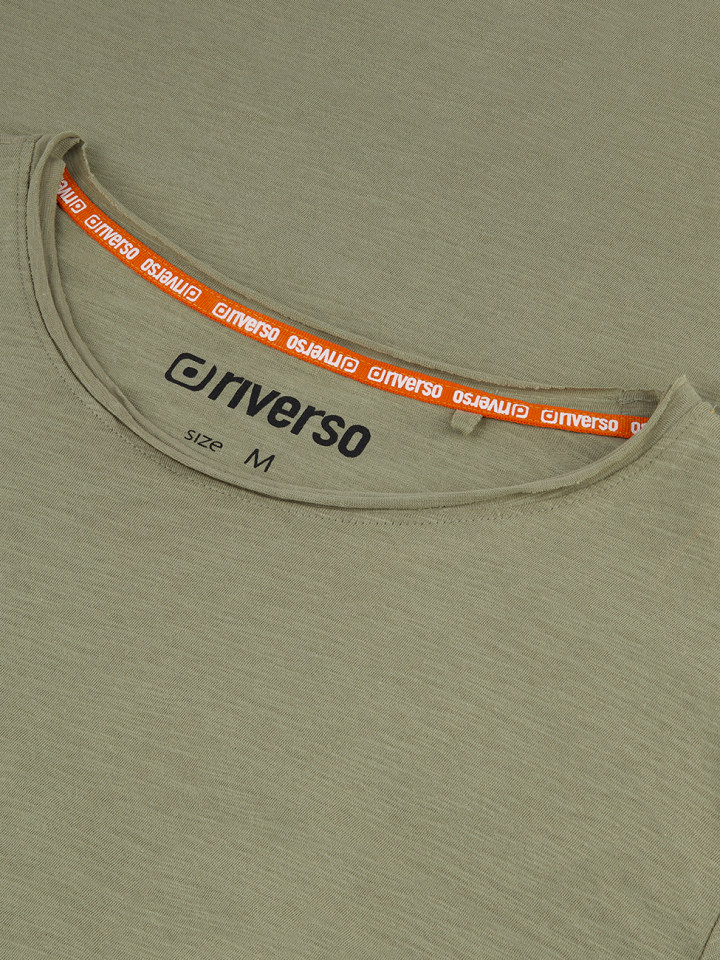 riverso  T-Shirt RIVLenny O-Neck in Oliv günstig kaufen