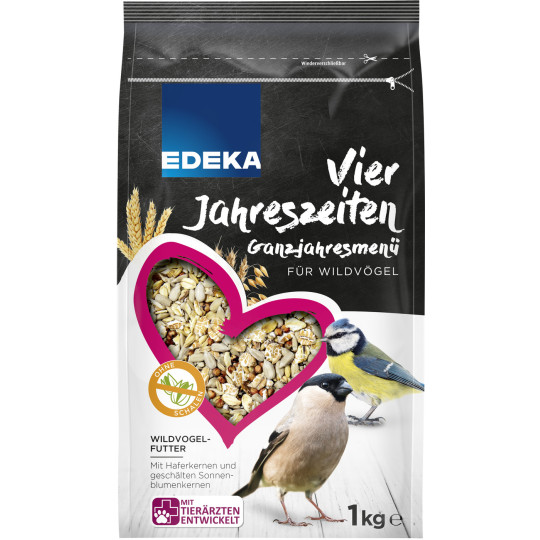 EDEKA Vier-Jahreszeitenfutter für Wildvögel 1KG